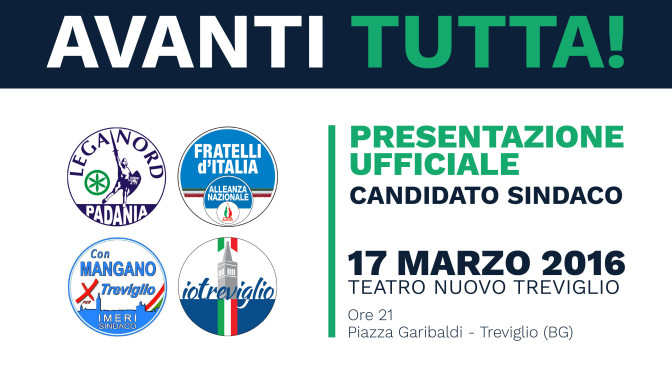 SCRIVIAMO ASSIEME IL PROGRAMMA ELETTORALE! VI ASPETTO GIOVEDI 17 MARZO