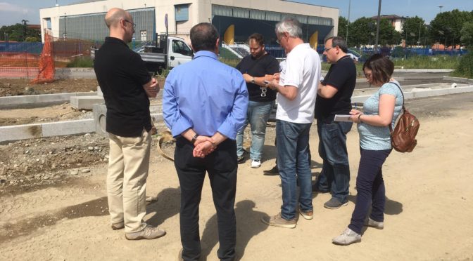 NUOVO COLLEGAMENTO TRA IL QUARTIERE OVEST E IL PALAFACCHETTI: I LAVORI PROCEDONO