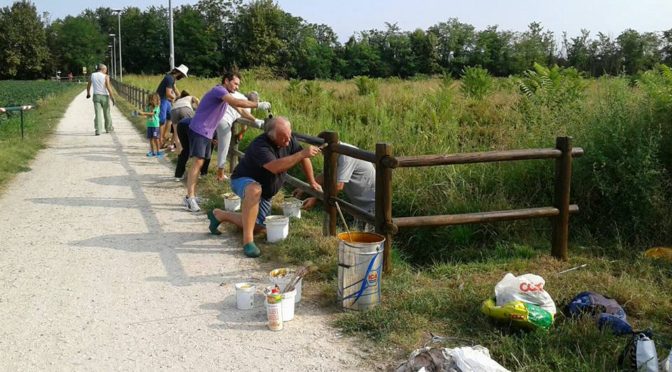 CASTEL CERRETO: VOLONTARI IN AZIONE