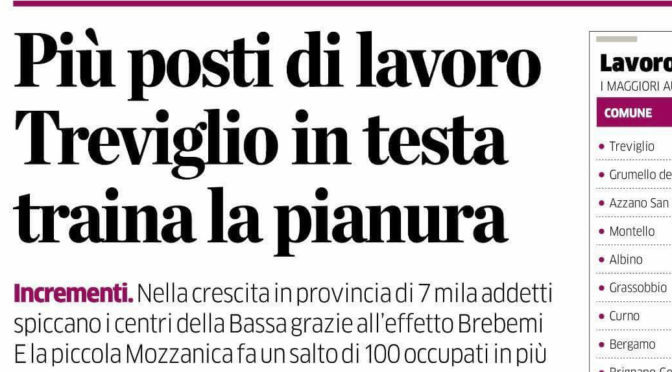 TREVIGLIO CRESCE!