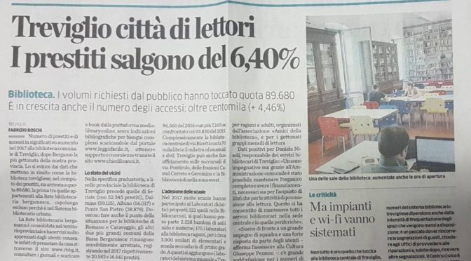 IL PRIMATO DI TREVIGLIO NELLA RETE BIBLIOTECARIA