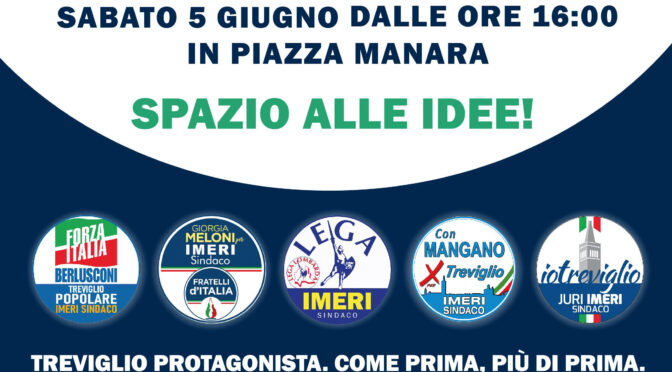 Sabato 5 giugno in Piazza Manara